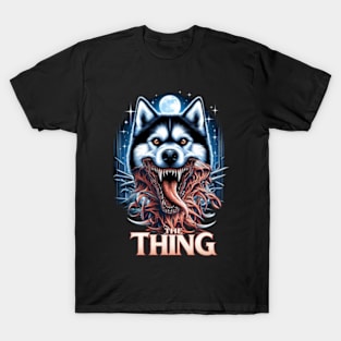 Arctic Anomaly: The Thing Husky Encounter T-Shirt T-Shirt